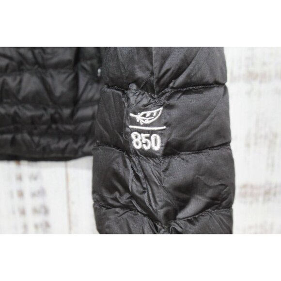 LL Bean Ultralight 850 Down Hooded Sweater Night Size Large - Picture 4 of 13